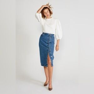 Etica Kyla Side Slit Midi Skirt Women’s Size 26